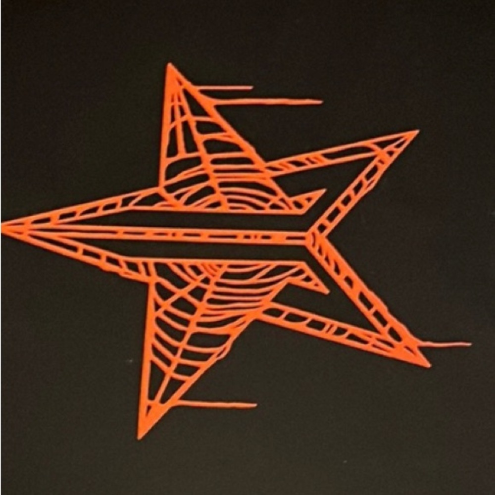 Jeffree Star Limited Edition Hand Held orange and Black mirror NEW in box - Picture 5 of 5